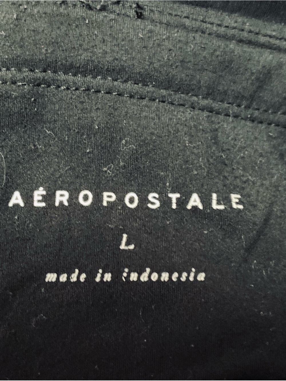 Aeropostale High-Waist Black Women’s Bike Shorts with Side Pocket - Picture 4 of 4